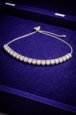 92.5 silver adjustable tennis bracelet