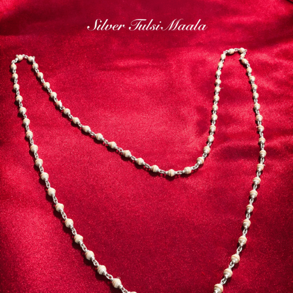 92.5 Silver Tulsi Maala