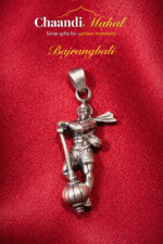 92.5 Silver Bajrangbali locket