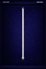 92.5 silver rectangle tennis bracelet - Image 2