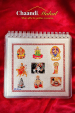 999 Pure silver Aarti Sangrah (9 aartis), laminated, anti tarnish - Image 3