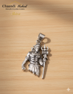 92.5 Silver Shiva locket - Image 2