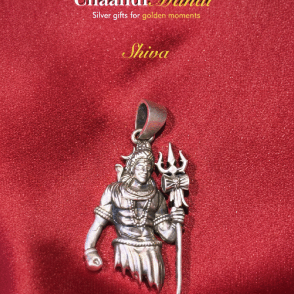 92.5 Silver Shiva locket