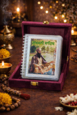 999 pure silver Sukhmani Sahib (punjabi) with Premium velvet covered wooden box - in 2 parts - medium size, laminated, anti tarnish